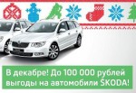 До 100 000 рублей Новогодней выгоды от Skoda!